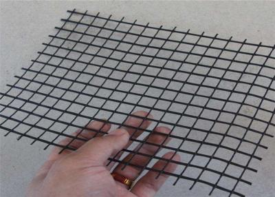 China Asphalt Reinforcement 1000 Degree 25KN Glass Fiber Geogrid for sale