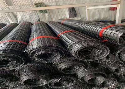 China Basalt Mesh Fiberglass Geogrid 8m Breedte 100m Lengte Te koop