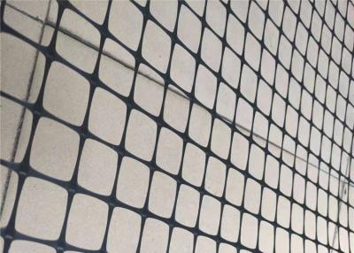 China Road Repair Plastic Geogrid Mesh Biaxial Stretched Square Network Structure for sale