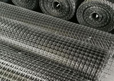 China Composite Plastic Geogrid Mesh 30kn 45kn 60kn 80kn 100kn 120kn for sale