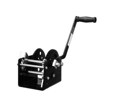 China Heavy Duty 2500LBS BOAT Manual Winch With Hand Brake Assembly for sale