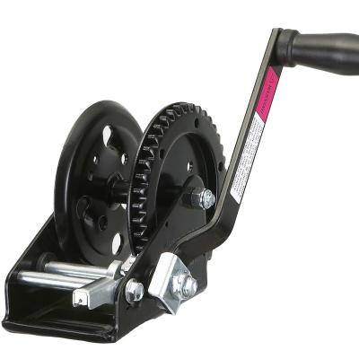 China BOAT Manual Crank Winch Heavy Duty Trailer Winch 1400LBS Hand Winch for sale