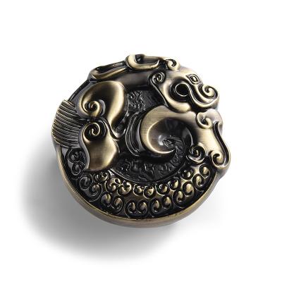 China Durable Hot Sale Metal Russian Belt Buckle, Vintage Hand-Carved Belt Buckle Factory Wholesale for sale