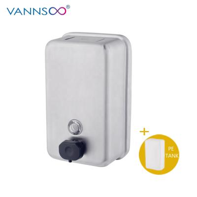 China Sustainable Stainless Steel 1100ml Soap Dispenser 1 Ounce Soap Dispenser for sale