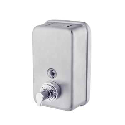 China Innovative Double Soap Dispenser 1200ml Metal Stainless Steel Foam Soap Dispenser Foam Soap Dispenser for sale