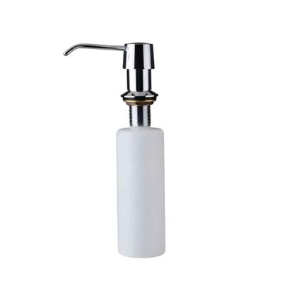 China Double Sink Plastic Soap Dispenser 350ml ABS Liquid Soap Dispenser For Kitchen Hotel for sale