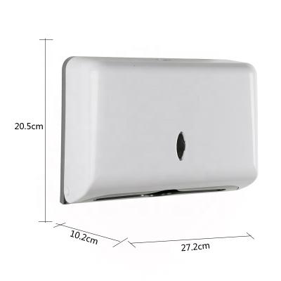 China Modern ABS Fold Disposable Hand Towel Tissue Plastic Wall Mounted Paper Towel Dispenser for sale