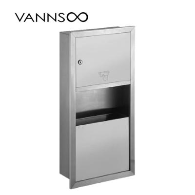 China Modern 3 In 1 Paper Towel Dispenser With Bin And Hand Dry Machine for sale