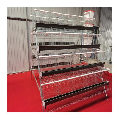 China Easily Clean Poultry Chicken Cage System For Chicken Farm for sale