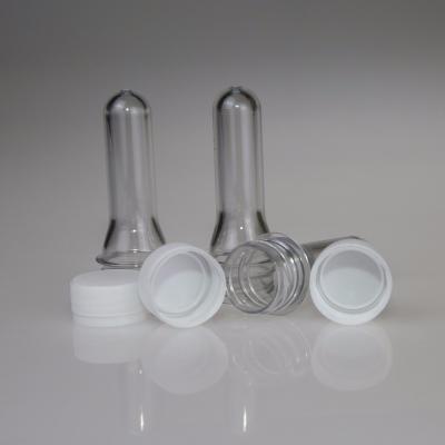 China 28mm Mineral Water Pet Preform Pot Bottle Dripless Material 30mm Preform for sale