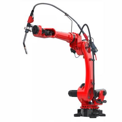 China Metal Welding Double Arm 6 Axis Robotic MIG MAG TIG Welding Robot Welding Station Robot Workstation for sale