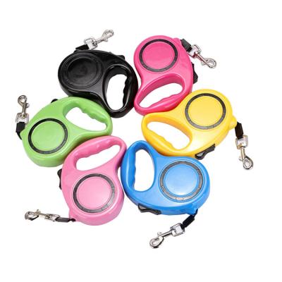 China Sustainable Portable Light Automatically Contracted Dog Leash Pet Travel for sale