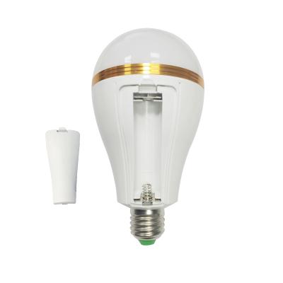 China New Design Emergency Smart Indoor Lighting Rechargeable Lights E27 12W 18W 28W Led Smart Bulb Light Bulb Lamp With Rechargeable Battery for sale