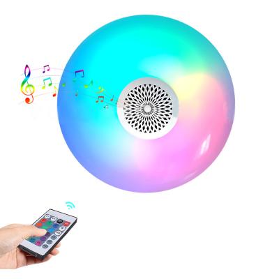 China Bt/music/lighting AC100-265V E27 RGB LED Color Changing Colorful Smart Music LED Light Bulb BT Bulb Compatible for sale