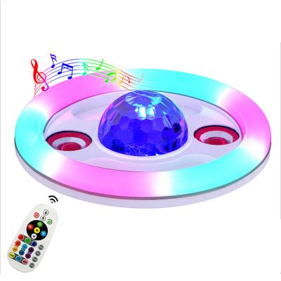 China Wireless Smart Remote Control RGB E27 Dimmable Contemporary Music RGB Speaker Indoor 36w Colorful Bulb Light for sale