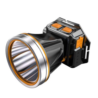 China Camping LED Lighting Rechargeable Head Lamp Flashlight Headlights For Night Work for sale