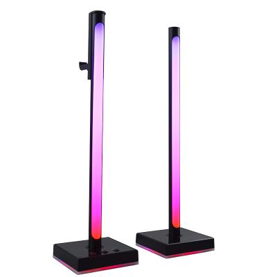 China Good Quality Earphone Stand USB Type-C Earphone Left Desk RGB Stand Earphones For Gamers Gaming PC Accessories Desk for sale