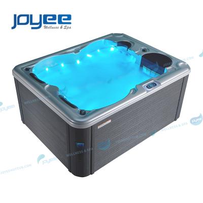 China JOYEE Modern Commercial Acrylic Hydraulic Jet Small Size Balboa Hot Tub Balboa Hot Tub 3 People Spa Tubs Outdoor Spa for sale