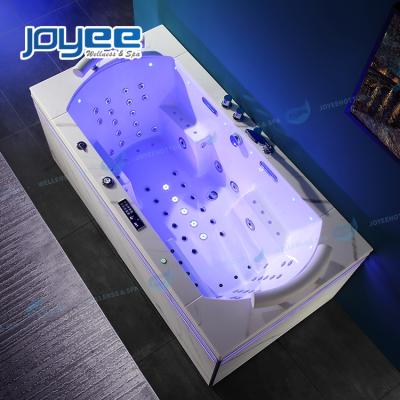 China double skirt (straight skirt) new products JOYEE 2021 2 couples lovers arm massage spa whirlpool tub whirlpool corner for hotel department villa use for sale