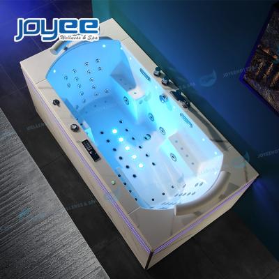 China double skirt (straight skirt) jazz white people JOYEE 2 reclining hydraulic face to face free whirlpool message bathtub with armrest for sale