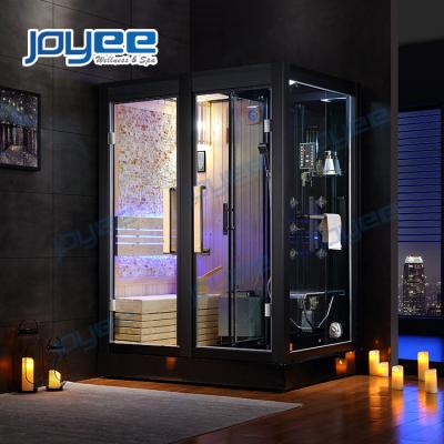 China Indoor Free Combo Saturated Steam Bath Computer Control Panel JOYEE 2 Person Shower Price Luxury Cheap Sauna Steam Bath Units For Sale for sale