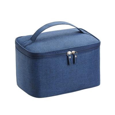 China Fashion travel make up cosmetic bag case and box multi-pocket cosmetic bag checker bag en venta