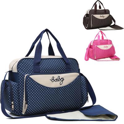 Китай Hot Sale Water Resistant Diaper Bag One Shoulder Baby Bag Women Travel Handbag For Baby Care Mommy Bag продается