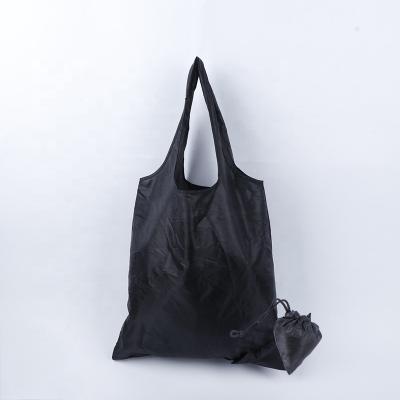 China Water Resistant Customized 210D Polyester Foldable Shoppingbag With Custom Logo for sale