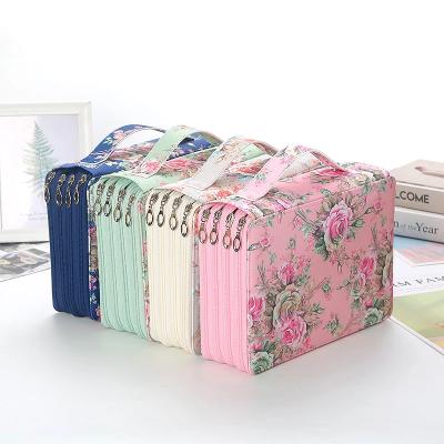 China Waterproof/Eco-friendly/Large Capacity 252 Slots Pencil Case Large Capacity Drawing Pen Bag Box Kids Multifunction Pencil Pouch Large Stationery Penal Bag for sale