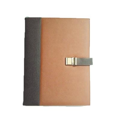 Cina PU Printed Leather A4 Folder With Magnetic Snap Closed Gifts Promotional Ring Binders New Fashion Folder Folder in vendita