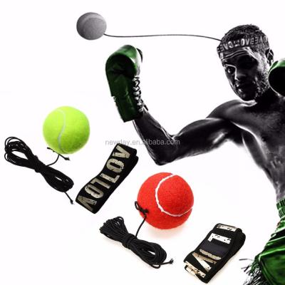 China Reflex Balls Polyethylene Punch Pear Inflatable Trainer Practice Boxing Trainer Boxing Reflex Boxing Ball for sale