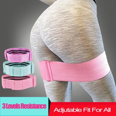 China 2010 New Fitness Adjustable Elasticity Elastic Workout Bands Anti-slip Adjustable Resistance for sale