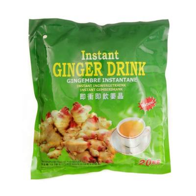 China Ginger Drink OEM 18gx20sachetsx24bags/box Honey Ginger Drink Granules for sale