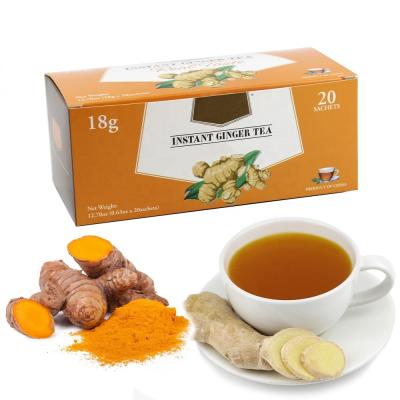 China Instant Turmeric Ginger Drink, 18gx20'sx40boxes/ctn OEM, Tea Drinks Ginger Tea with turmeric 2373 for sale