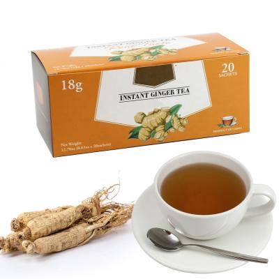 China Instant Ginseng Ginger Drink, 18gx20'sx40boxes/ctn OEM, Tea Drinks Ginger Tea with ginseng 2718 for sale