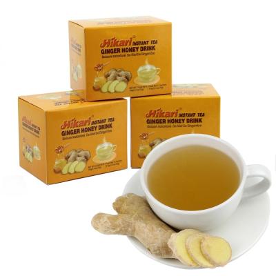 China Tea Drinks Instant Honey Ginger Drink, 6gx12'sx24boxes/ctn OEM, Ginger Tea with Honey 1906 for sale