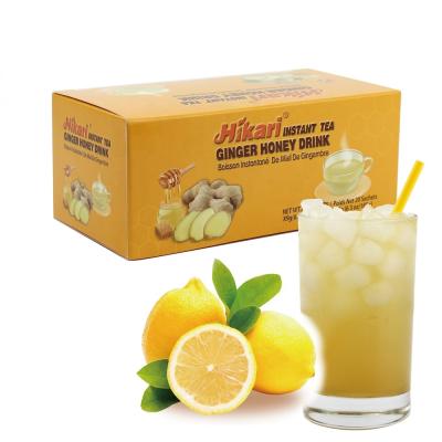 China Tea Drinks Instant Lemon Ginger Drink, 9gx20'sx24boxes/ctn OEM, Ginger Tea with Lemon 1951 for sale