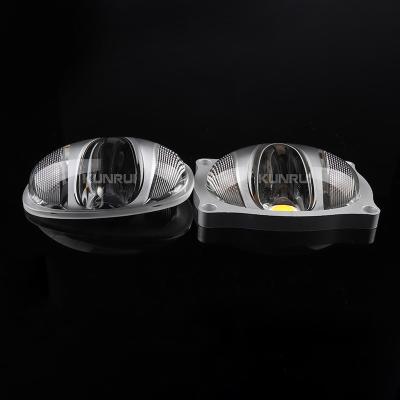 China LED street light optical cob lead glass lens for led street light for sale