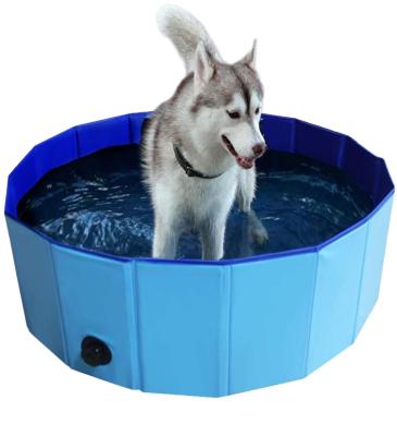 China Sustainable Hot Selling Outdoor Foldable Pet Swimming Pool PVC Dog Bath Tool Dog Pool Bathng Tub for sale