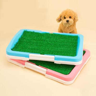 China L Viable Size Turf Correction Puppy Pet Potty Training Pee Indoor Toilet Dog Grass Protective Mat for sale