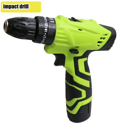 China High Quality Cordless Impact 12v 2000mAh DIY Electric Drill with Quick Charger for sale