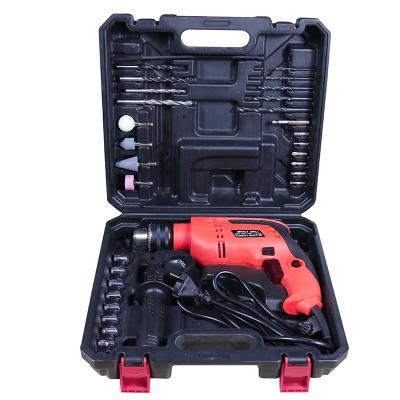 China MACHINE TOOL SET IMPACT 30PC 500W Electric DRILL SET with Grinding Stone, Drills and Sleeves for sale