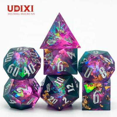 China Resin Udixi Resin Cutting Dies for DND RPG Green&Pink Dungeons and Dragons Dies Dies Set for sale