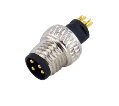 China AISG M5 4 Pin 5pin Waterproof Circular Connector Male Female Automative for sale