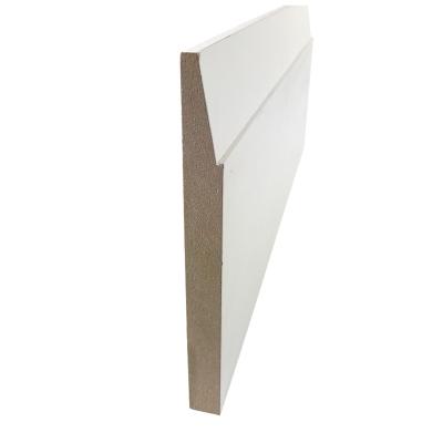 China Cheap Hotel MDF Baseboard Architectural Flooring Molding Accessories for sale