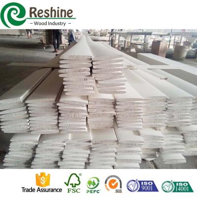 China ROMAN Water Based Paint White Wood Canopy Slat for sale