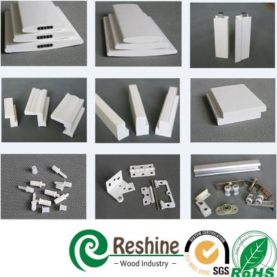 China No Lead Based Paint White Painted PVC Window Shutter Awning Profiles for sale