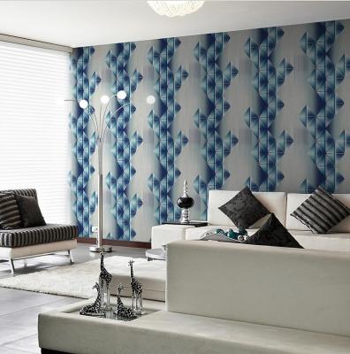 China Modern Geometric Pattern PVC Wallpaper 3D Wallpaper For Living Room for sale