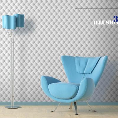 China Fashion Design Modern PVC Wall Papers / Living Room 3D Wallpaper 3D / Relief Wallpaper for sale