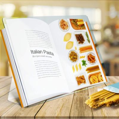 China Low Price Guaranteed Quality Acrylic Customized Acrylic Cook Book Stand Holder for sale